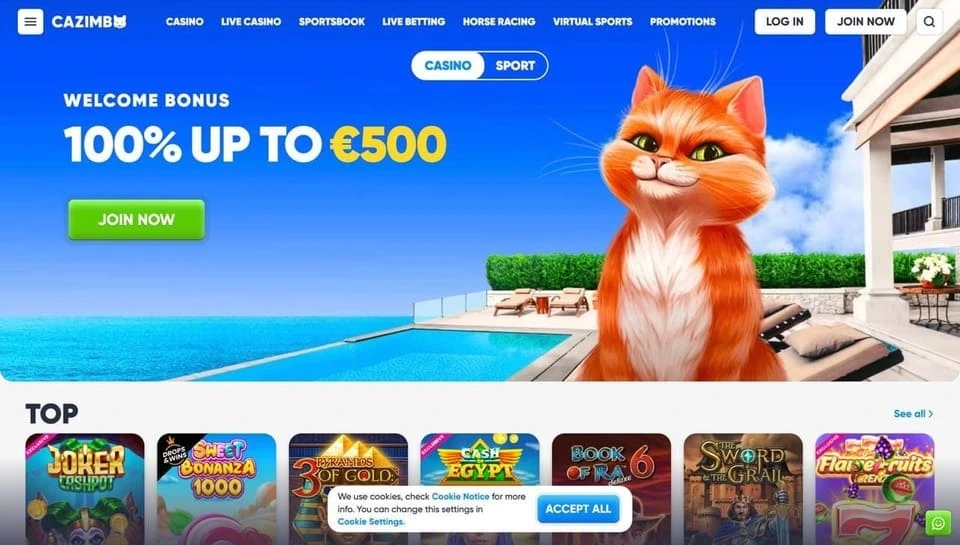 Cazimbo Casino: siti scommesse non aams