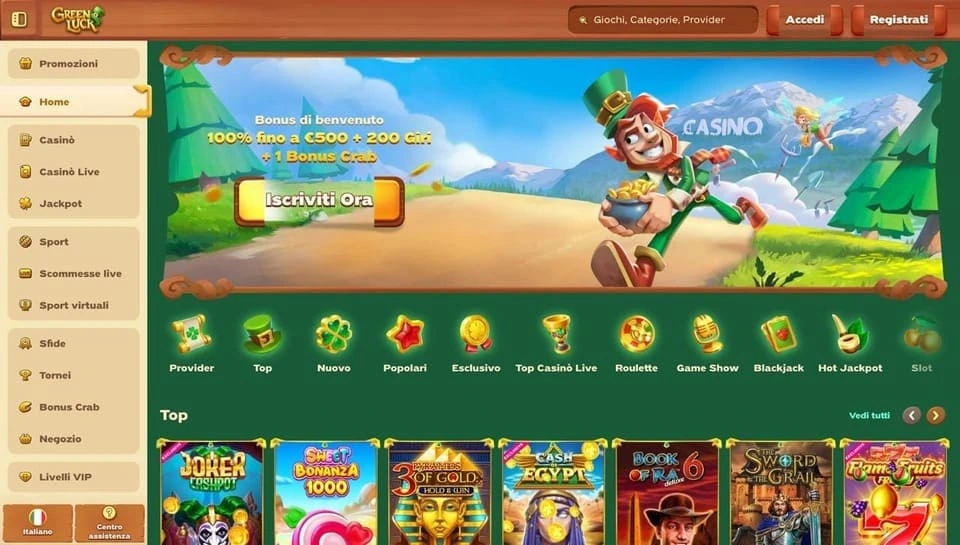 Green Luck Casino: casino non aams