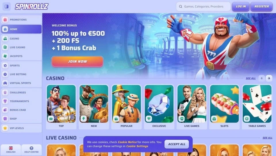 Spinrollz Casino: siti non aams